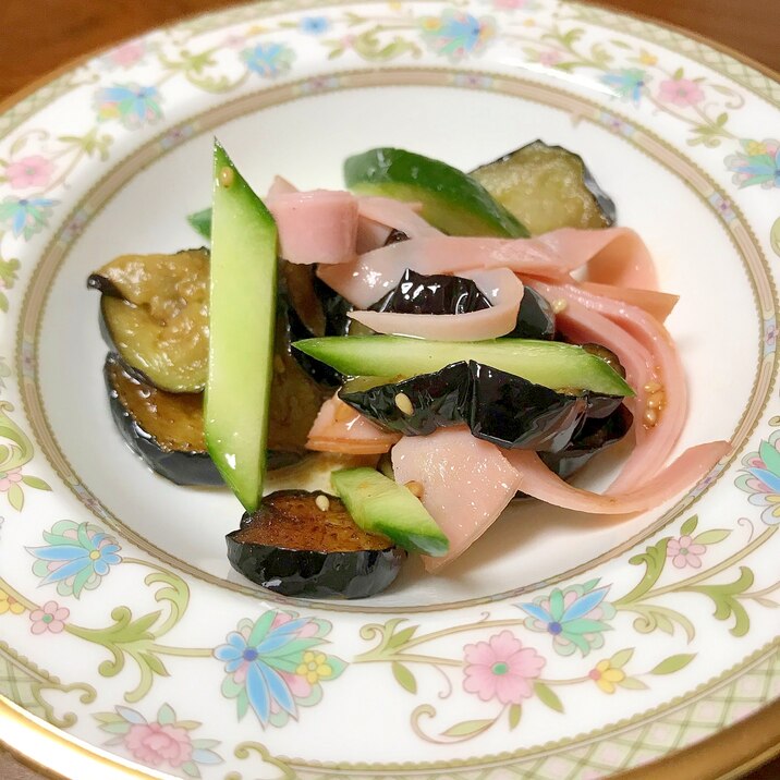 きゅうりとハムと揚げナスのサラダ レシピ 作り方 By 水玉模様 楽天レシピ きゅうりとハムと揚げナスのサラダ レシピ 作り方 By 水玉模様 楽天レシピ